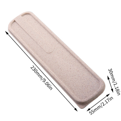 Drop-resistant Tableware Box, Portable Cutlery Case, Flip Cover Spoon Storage, Environmental Household Box
