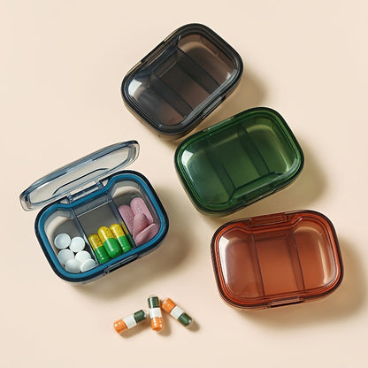 Portable Mini Pill Storage Box Dust Proof Storage Box Small Items Saving Box 3