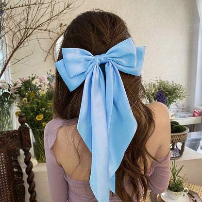 Headband For Girl Bow Ribbon Hair Clip New Bows Barrette 6