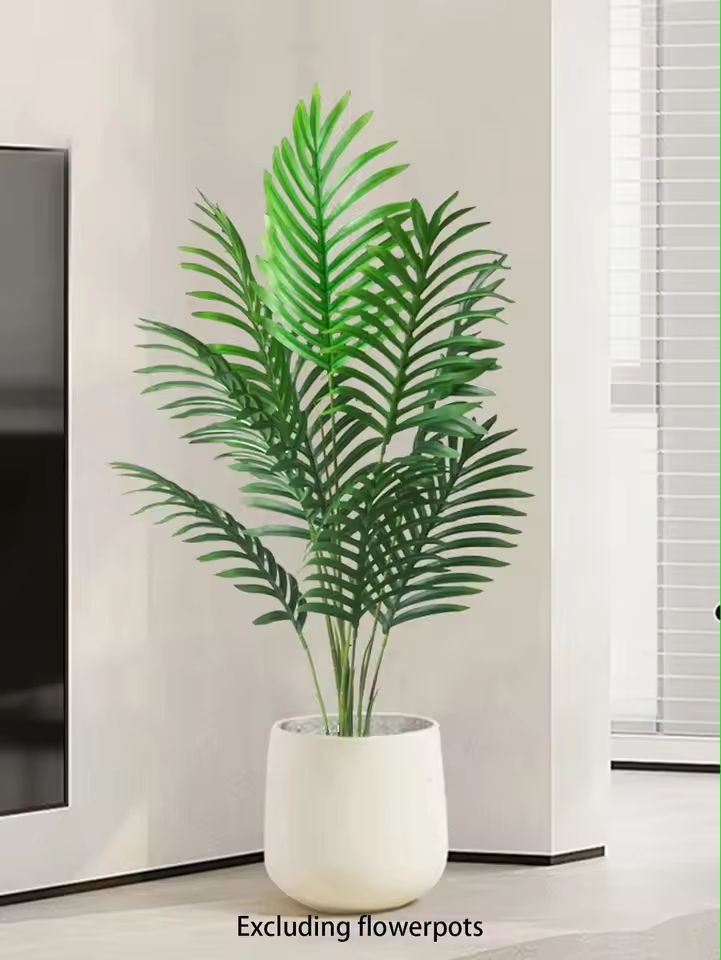 TropicLuxe 70120 Cm Artificial Palm Tree Lush Plastic TurtleLeaf Tropical Decor 9