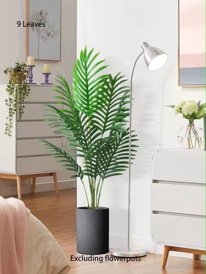 TropicLuxe 70120 Cm Artificial Palm Tree Lush Plastic TurtleLeaf Tropical Decor 1