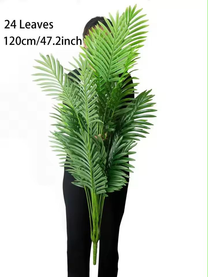 TropicLuxe 70120 Cm Artificial Palm Tree Lush Plastic TurtleLeaf Tropical Decor 2