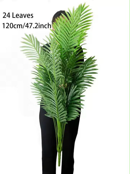 TropicLuxe 70120 Cm Artificial Palm Tree Lush Plastic TurtleLeaf Tropical Decor 2