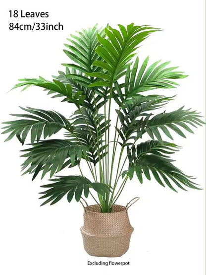TropicLuxe 70120 Cm Artificial Palm Tree Lush Plastic TurtleLeaf Tropical Decor 7