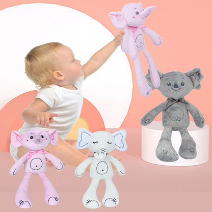 Soft Plush Wind Chimes, Cartoon Animal Stuffed Baby Toy with Hanging Rattle for Crib Travel Stroller
