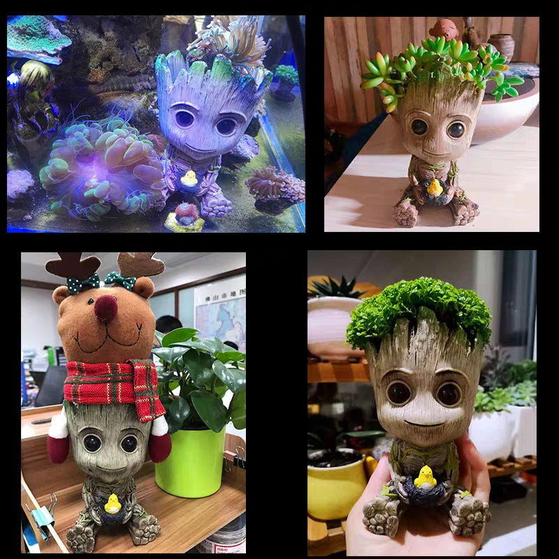 Miniature Model Office Desktop Display Groot Figurines Handicrafts Home Decoration Crafts 2