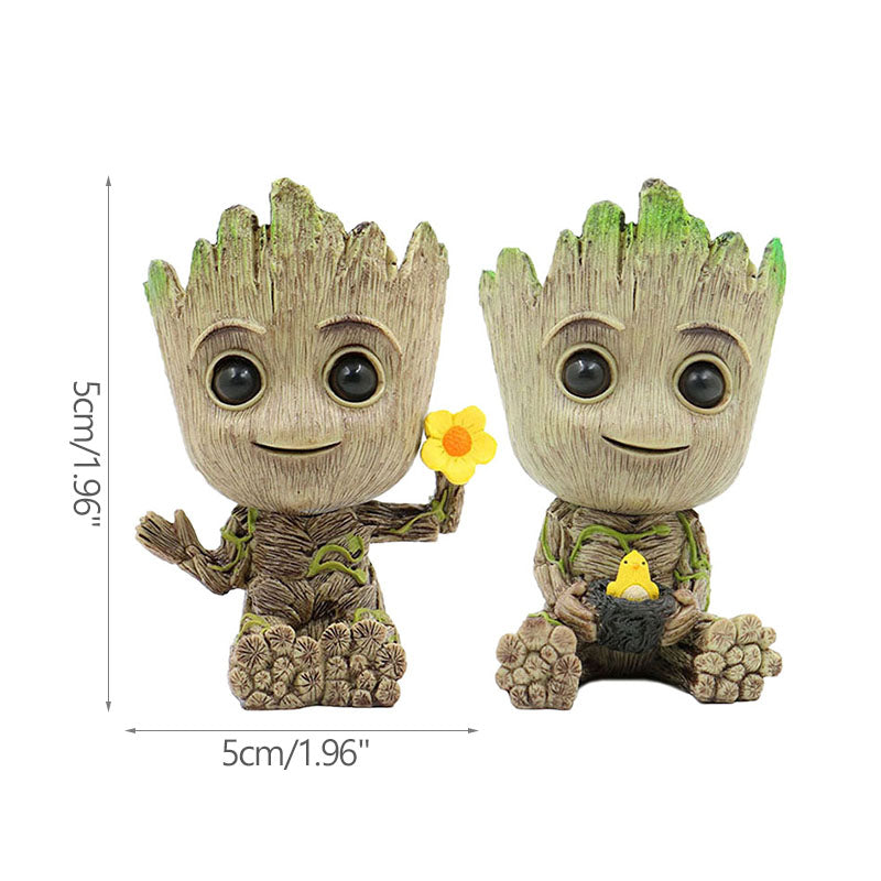 Miniature Model Office Desktop Display Groot Figurines Handicrafts Home Decoration Crafts 7