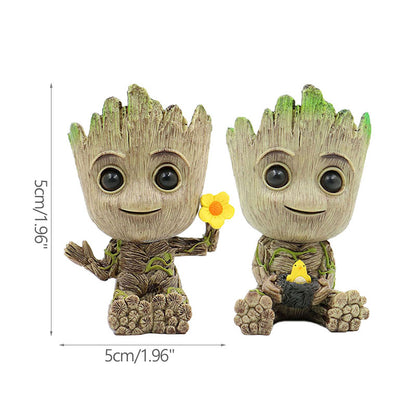 Miniature Model Office Desktop Display Groot Figurines Handicrafts Home Decoration Crafts 7