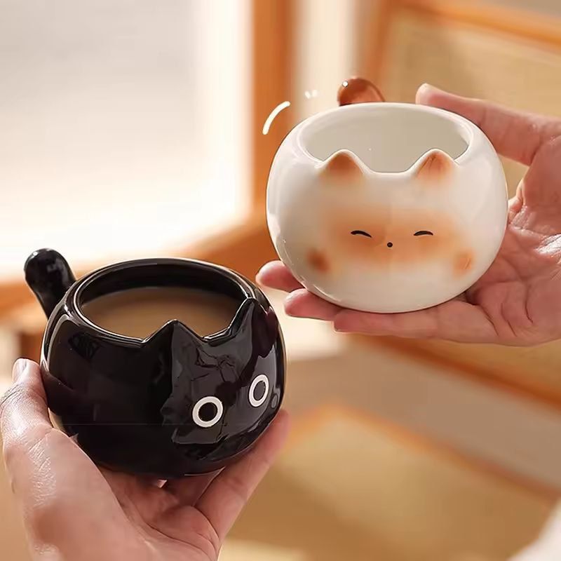 Siamese Cat Mug  Cute Ceramic Latte Cup  GiftReady Coffee Cup 2