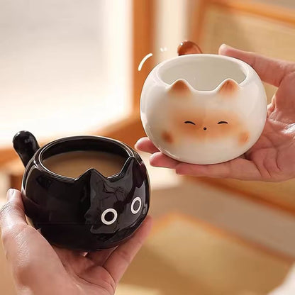 Siamese Cat Mug  Cute Ceramic Latte Cup  GiftReady Coffee Cup 2