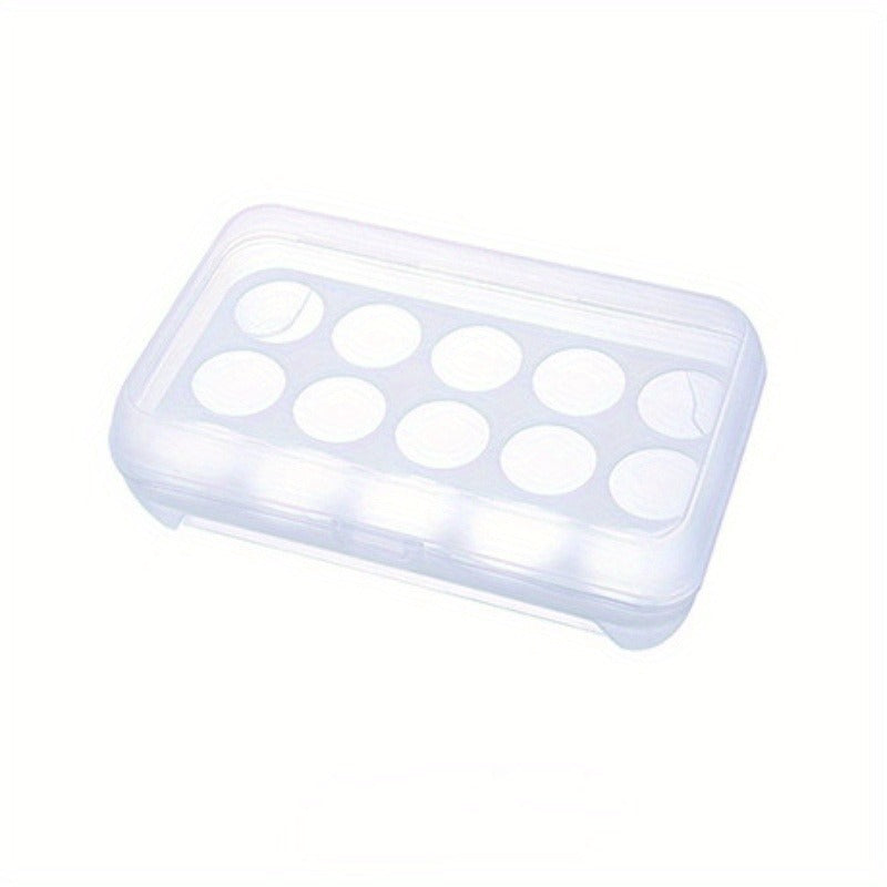 Large Capacity Egg Storage Container, Egg Fresh Storage Box for Fridge, Plastic Egg Holder for Refrigerator