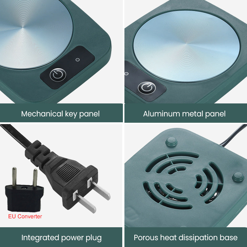 Electric Mug Warmer Milk Tea Water Heating Pad Cup Heater Constant Thermostatic Coaster Low Power H 2