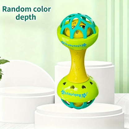 Bright Eye Catching Baby Rattle Baby Double Headed Ringing Toy In Multiple Colors Christmas Gift 6