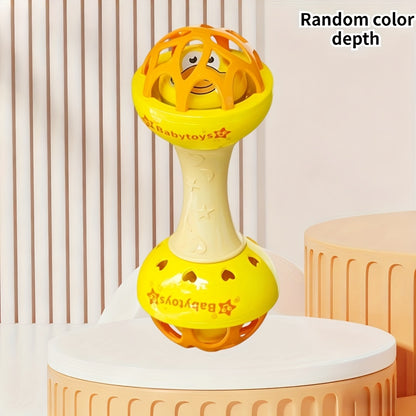 Bright Eye Catching Baby Rattle Baby Double Headed Ringing Toy In Multiple Colors Christmas Gift 7