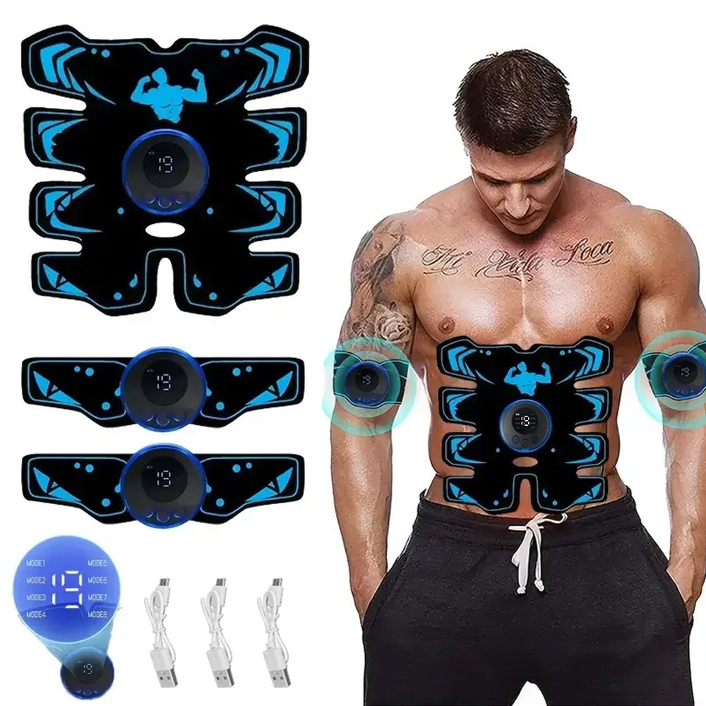 Abdominal Training Electric Body Slim Muscle Stimulator With USB Rechargeable Wireless Device 1