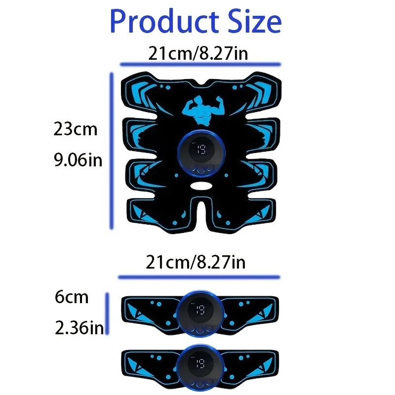 Abdominal Training Electric Body Slim Muscle Stimulator With USB Rechargeable Wireless Device 6