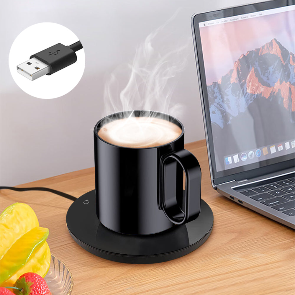 Mug Warmer for Office Home, Electric Milk Tea Coffee, Cup Warmer Coffee, Heating Coaster Cup, Cup Heater Thermostatic