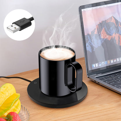 Mug Warmer for Office Home, Electric Milk Tea Coffee, Cup Warmer Coffee, Heating Coaster Cup, Cup Heater Thermostatic