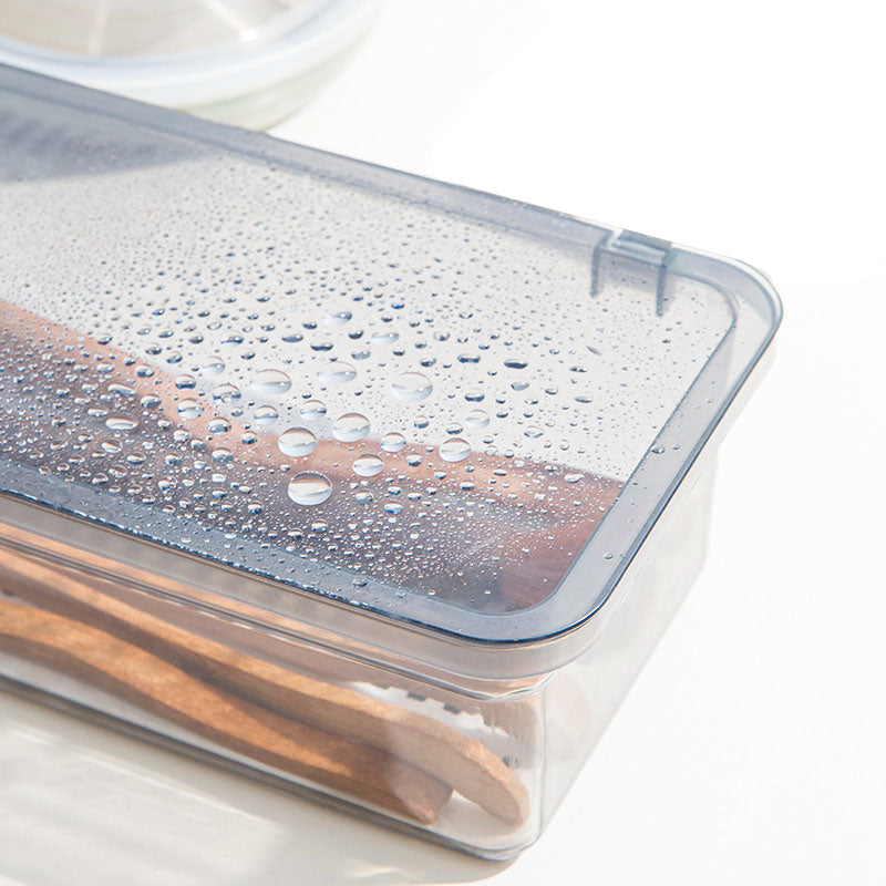 Tableware Storage Box Drain Chopsticks Tube Household Dustproof Spoon Holder With Lid 3