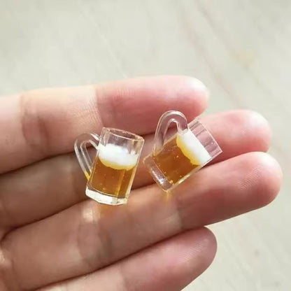 Mini Scale Dollhouse Beer Mug Set  Tiny Kitchen Cup Accessories 510 Pcs 5
