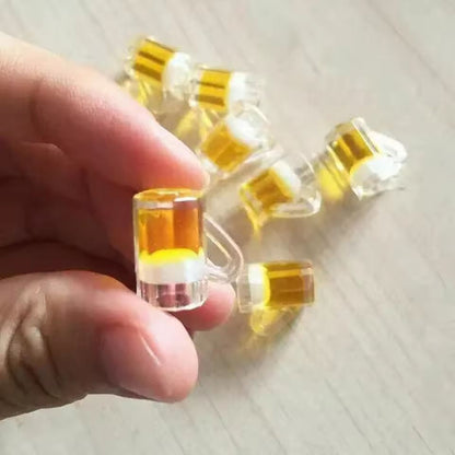 Mini Scale Dollhouse Beer Mug Set  Tiny Kitchen Cup Accessories 510 Pcs 6