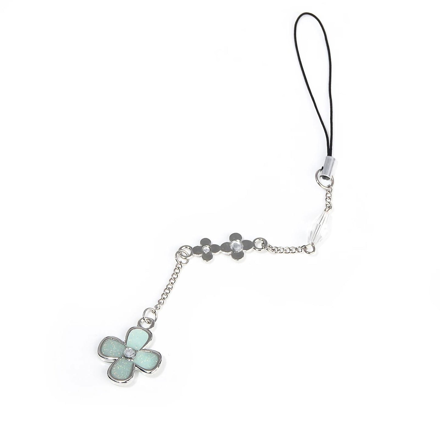 Flower Pendant Phone Charm With Chain Strap 7