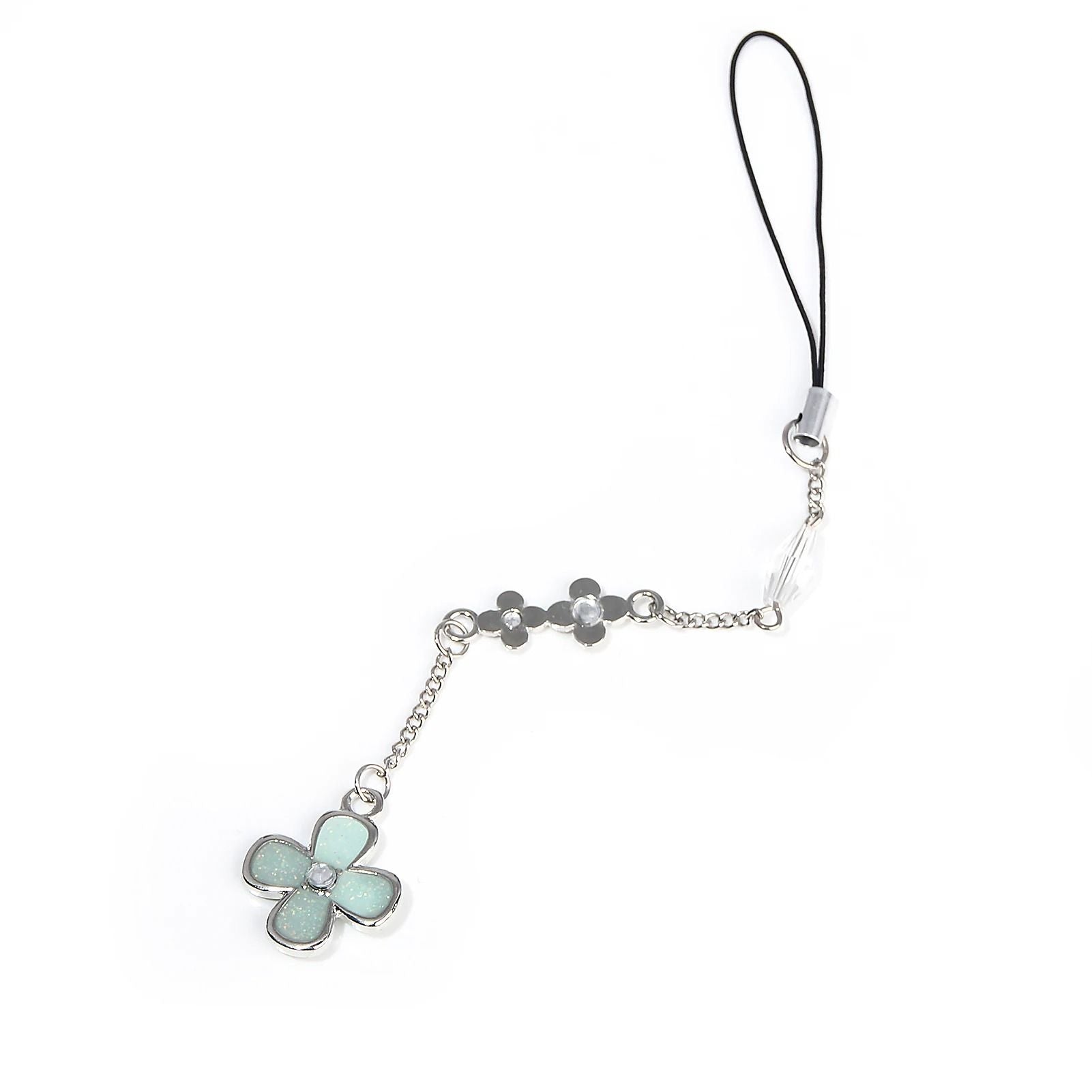 Flower Pendant Phone Charm With Chain Strap 7