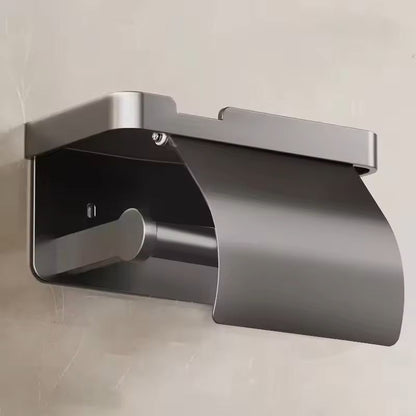 Stainless Alloy NoDrill WallMounted Toilet Paper  Tissue Holder Rack 1