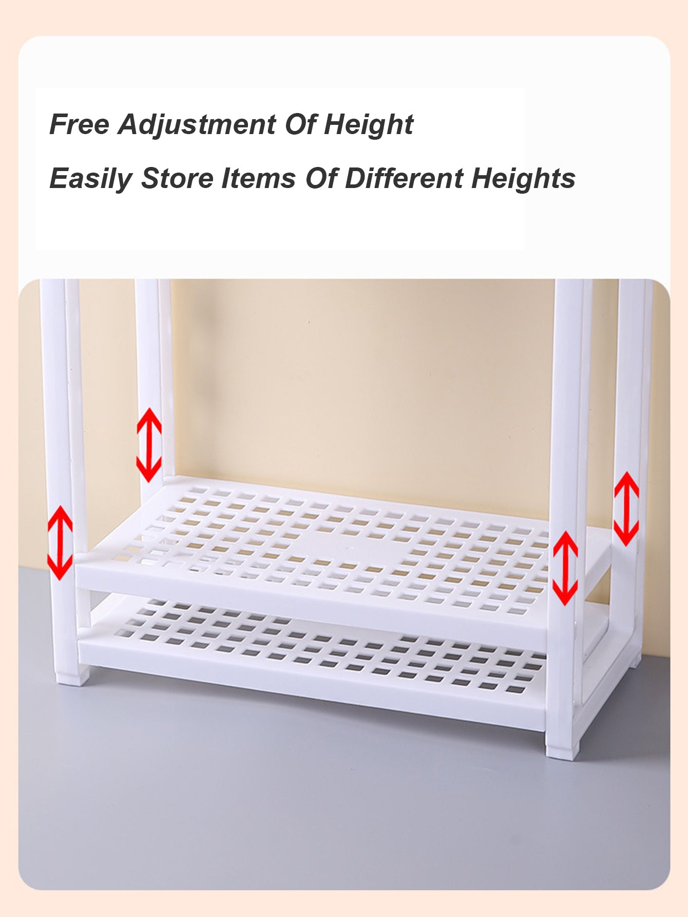 DoubleTriple Layered Desktop Storage Shelves For Office Stationery Cosmetics And Miscellaneous Item 2