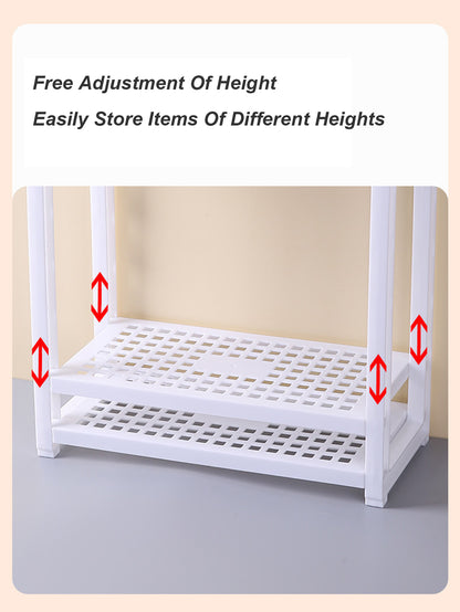 DoubleTriple Layered Desktop Storage Shelves For Office Stationery Cosmetics And Miscellaneous Item 2