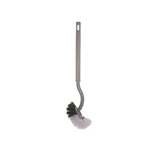 SCurve Wall Mount Toilet Brush Angled Head Gap Cleaner With Soft Bristles For Bathroom Hygiene 5