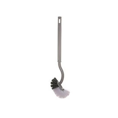 SCurve Wall Mount Toilet Brush Angled Head Gap Cleaner With Soft Bristles For Bathroom Hygiene 5
