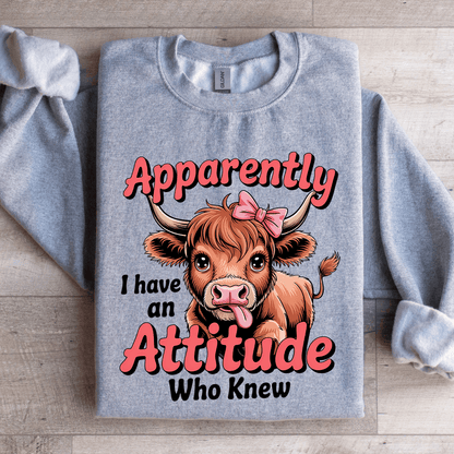 Apparently I Have An Attitude Sweatshirt
