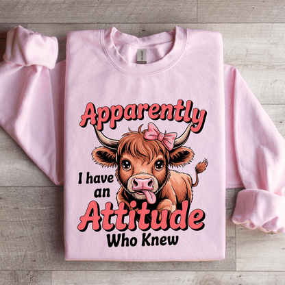 Apparently I Have An Attitude Sweatshirt 2