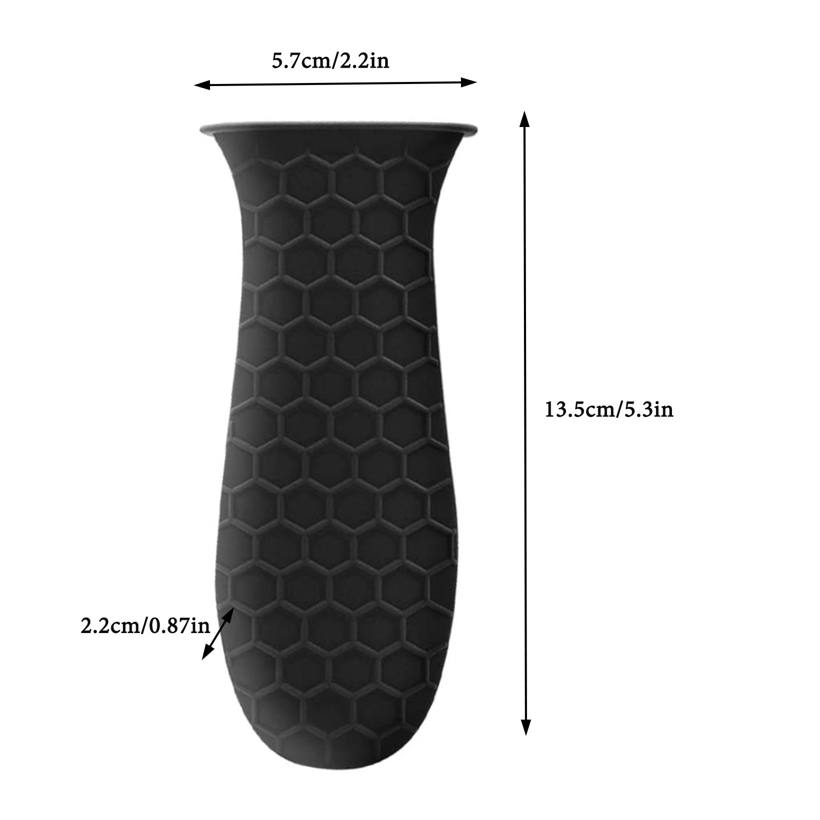High Heat Resistance Silicone Pot Handle Cover, Anti-scalding Holder for Frying and Milk Pans