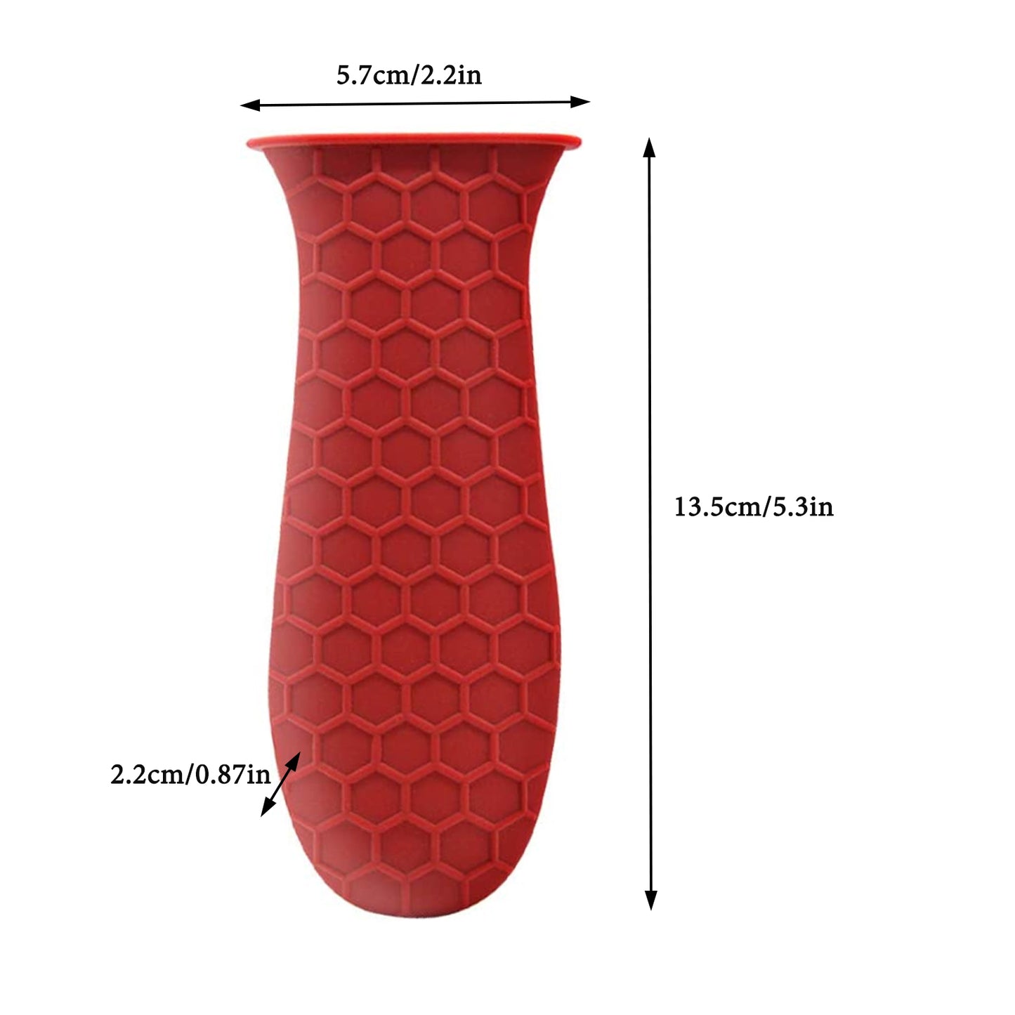 High Heat Resistance Silicone Pot Handle Cover, Anti-scalding Holder for Frying and Milk Pans
