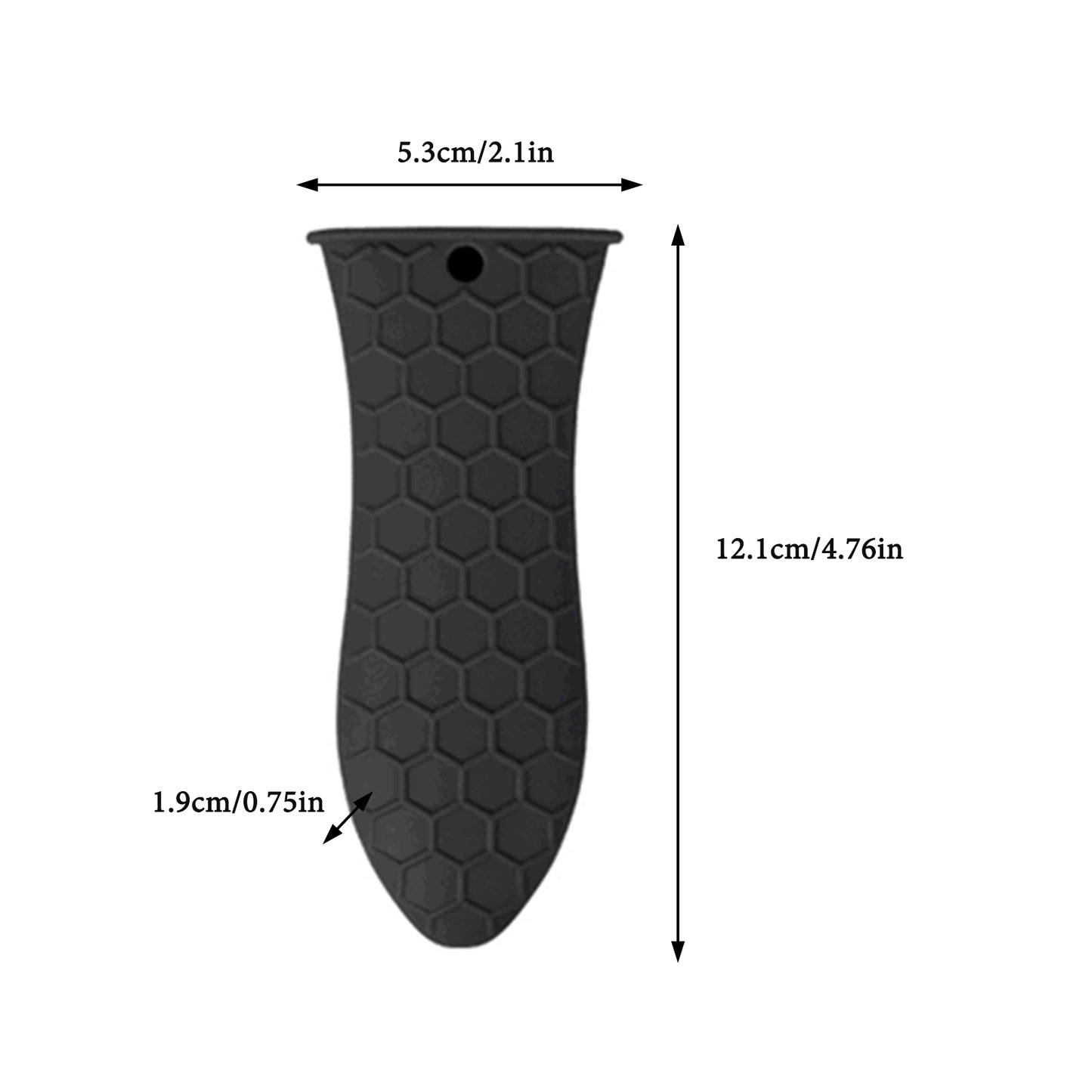 High Heat Resistance Silicone Pot Handle Cover, Anti-scalding Holder for Frying and Milk Pans