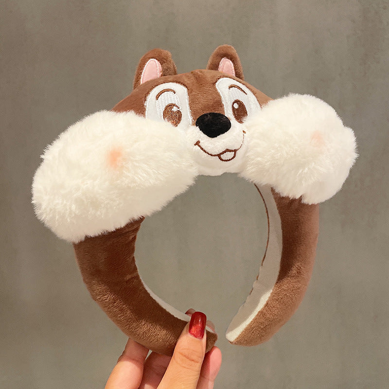 Cartoon Funny Strawberry Bear Girl Cute Hair Hoop Headwear For Women 8
