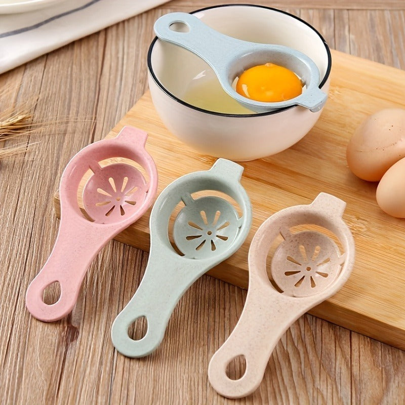 Sustainable Wheat Straw Egg Separator for Baking - Yolk & White Filter Kitchen Gadget
