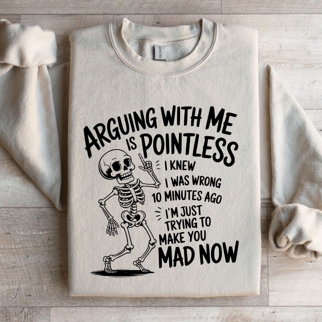 Arguing With Me Is Pointless Sweatshirt 2