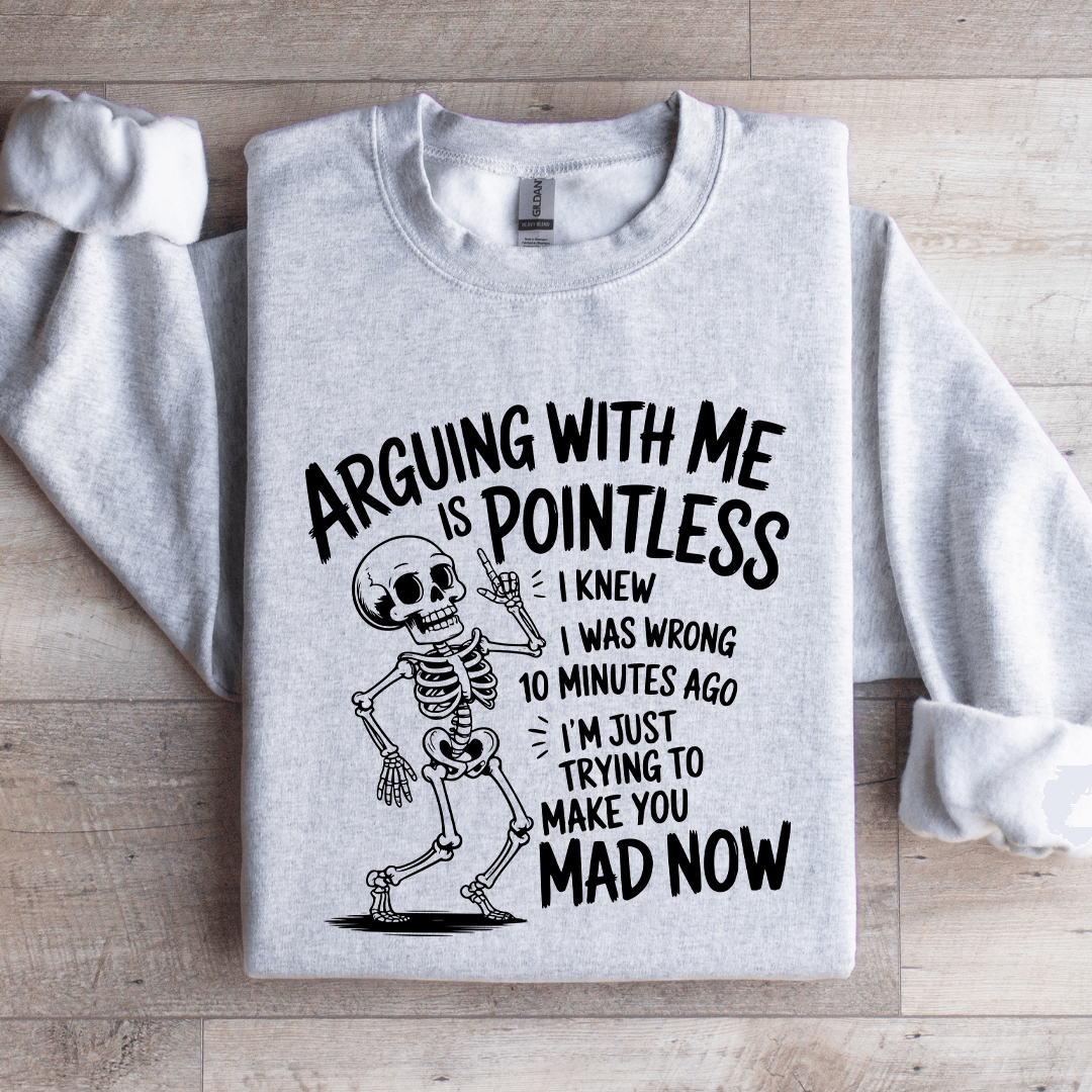 Arguing With Me Is Pointless Sweatshirt 3