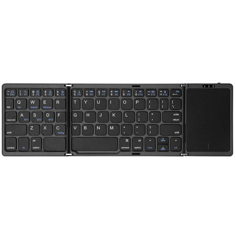 Foldable Folding Bluetooth Keyboard With Touchpad For Windows And Android Rechargeable Dual Bluetoo 6