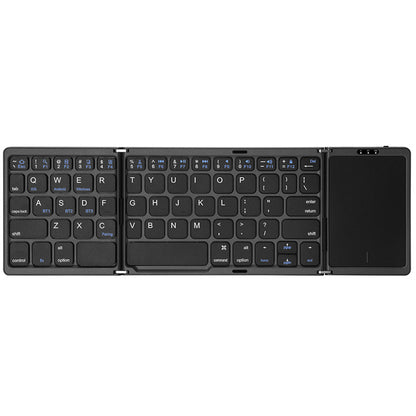 Foldable Folding Bluetooth Keyboard With Touchpad For Windows And Android Rechargeable Dual Bluetoo 6