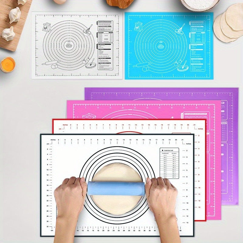 Kneading Dough Pad With Scale NonStick Kitchen Baking Pad 2