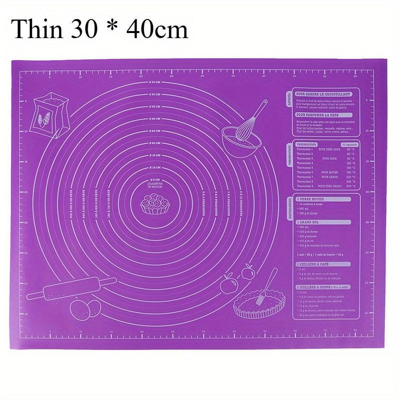 Kneading Dough Pad With Scale NonStick Kitchen Baking Pad 6