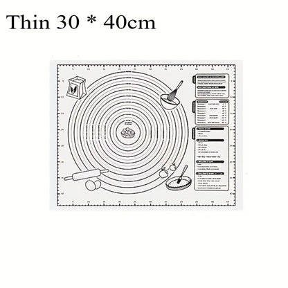 Kneading Dough Pad With Scale NonStick Kitchen Baking Pad 7