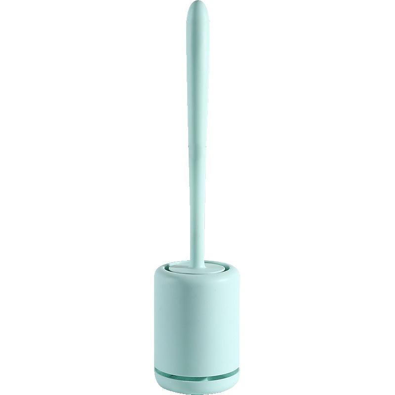 PunchFree Household Toilet Brush Set Long Handle Toilet Brush With Base Cleaning Brush For Bathroom 1