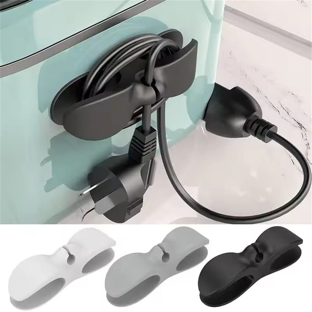 Household Kitchen Storage Wire Winder, Power Cord Organizer, Traceless Plug Cable Management Tool for Home Storage