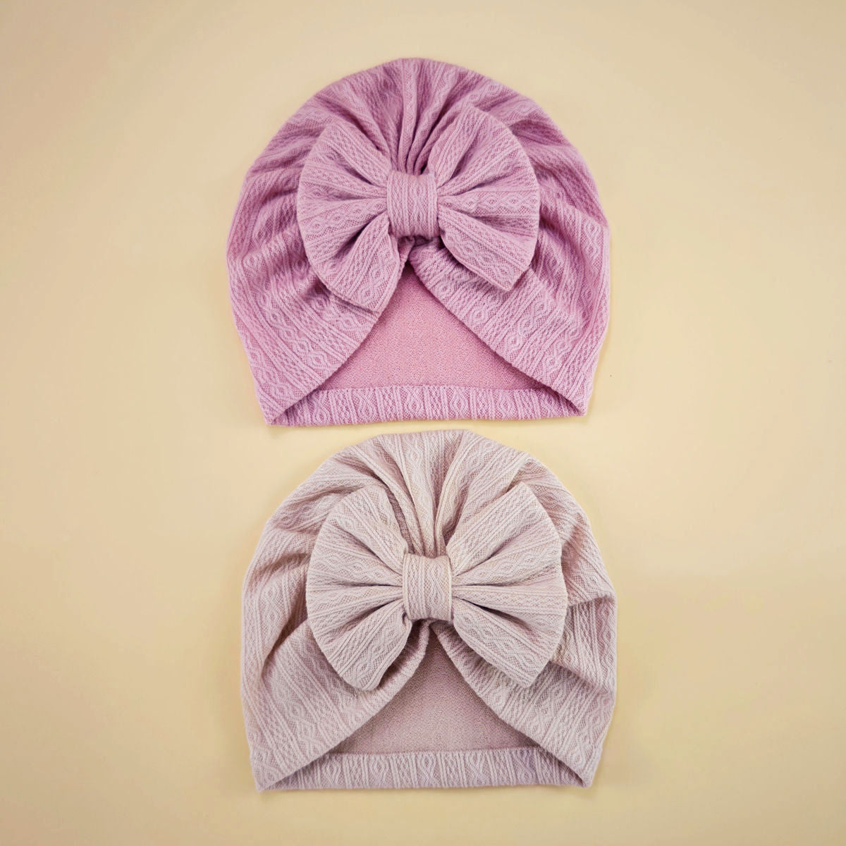 Baby Girl Cute Turban Big Bow Hat Newborn Beanie Infant Bonnet 10