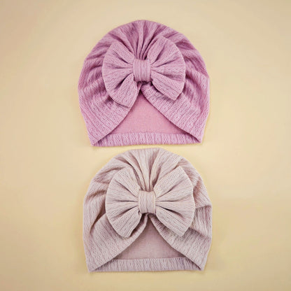 Baby Girl Cute Turban Big Bow Hat Newborn Beanie Infant Bonnet 10